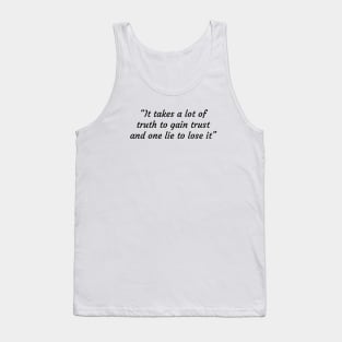 PUSH YOUR LUCK: Witt Lowry Quote Tank Top